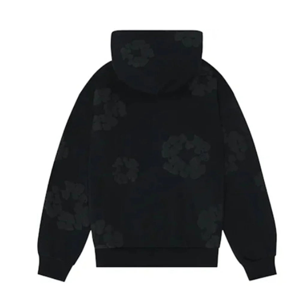 Denim Tears Hoodie (Black on Black)