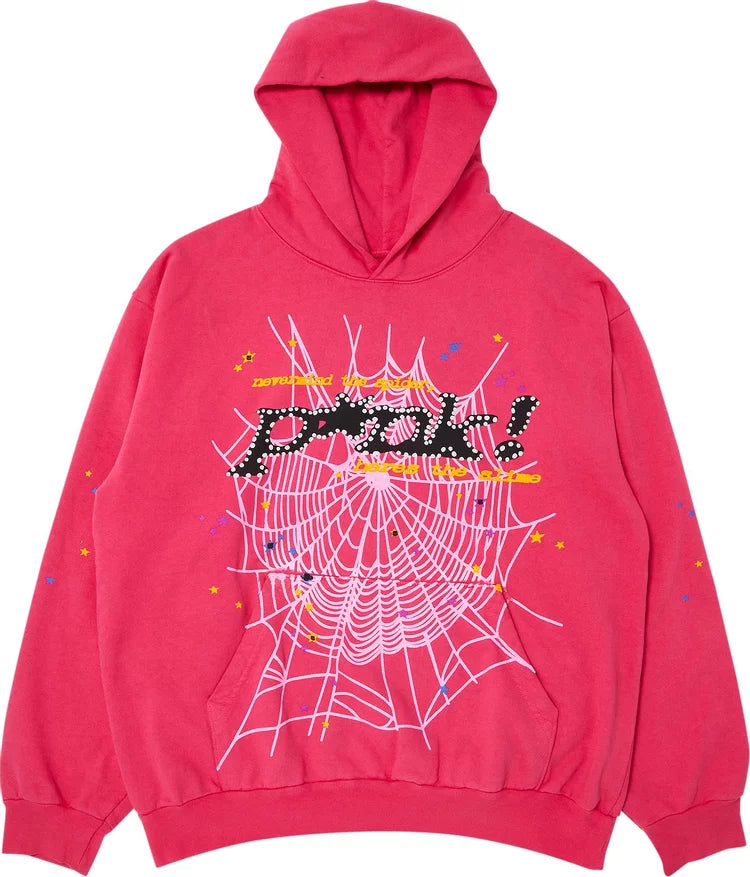 Sp5der Hoodie (Pink V1)