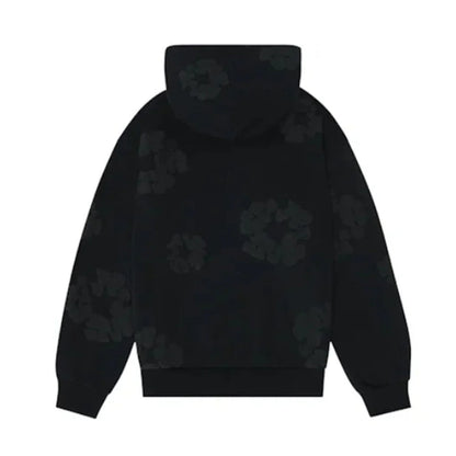 Denim Tears Hoodie (Black on Black)