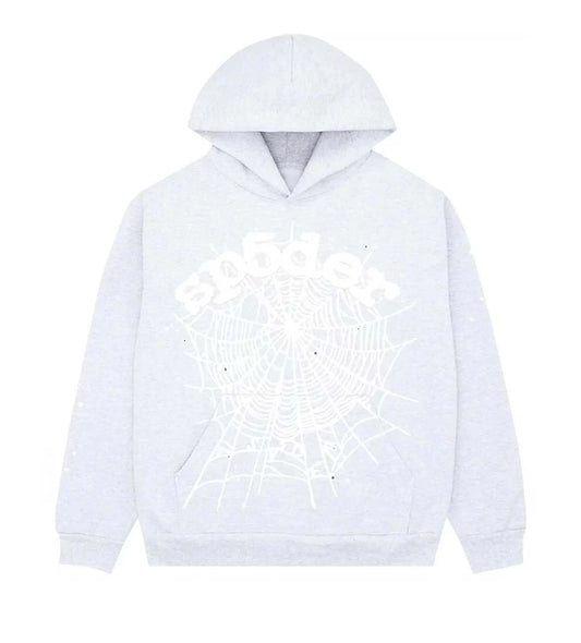 Sp5der Hoodie (Grey Web)