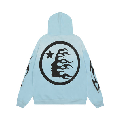 HELLSTAR Hoodie Sky Blue Zip-Up