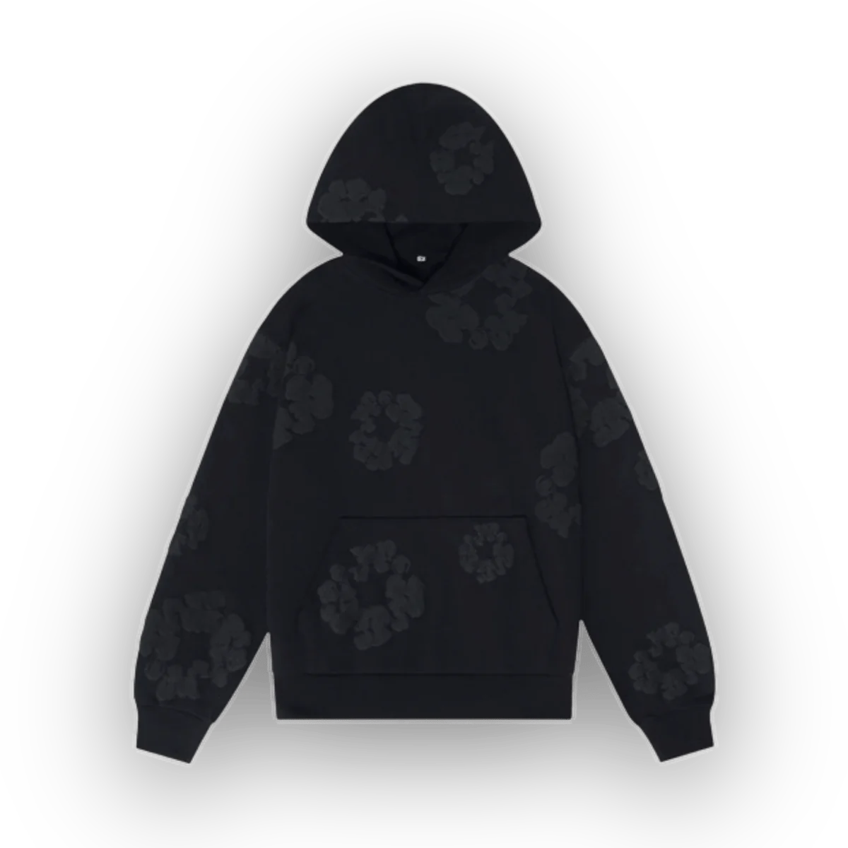 Denim Tears Hoodie (Black on Black)