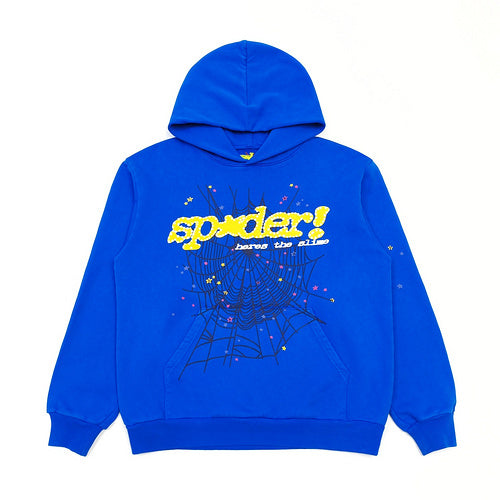 Sp5der Hoodie (Blue/Yellow)