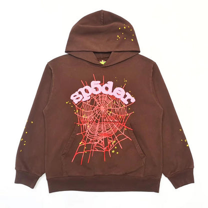 Sp5der Hoodie (Brown)